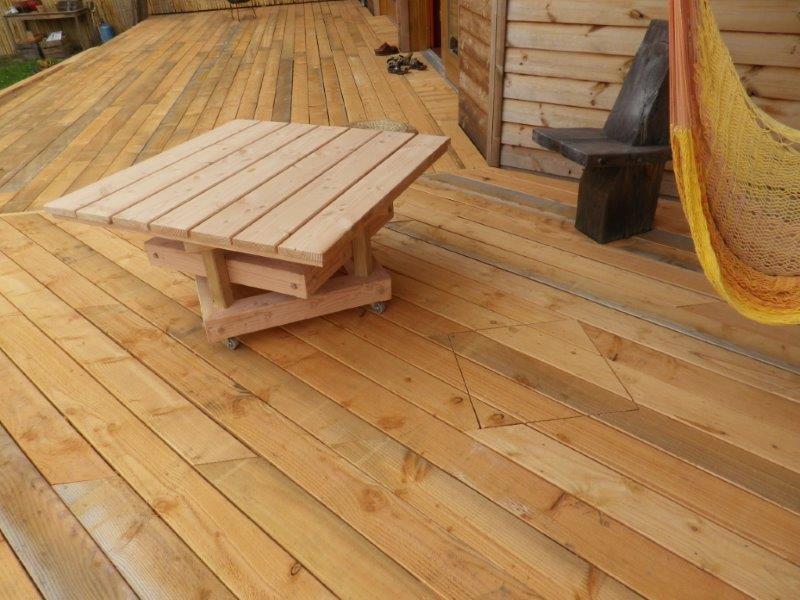 Table basse extérieur